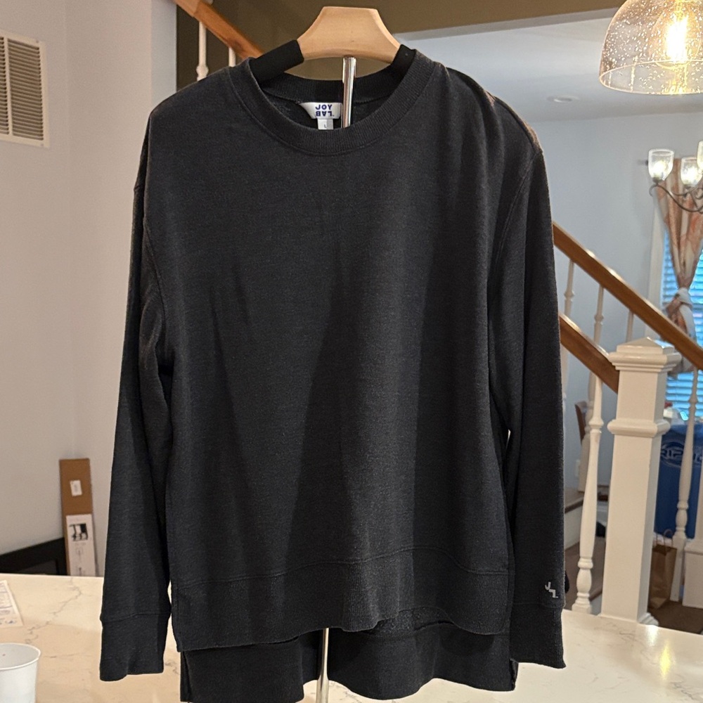 JoyLab Dark Gray Crewneck Sweater